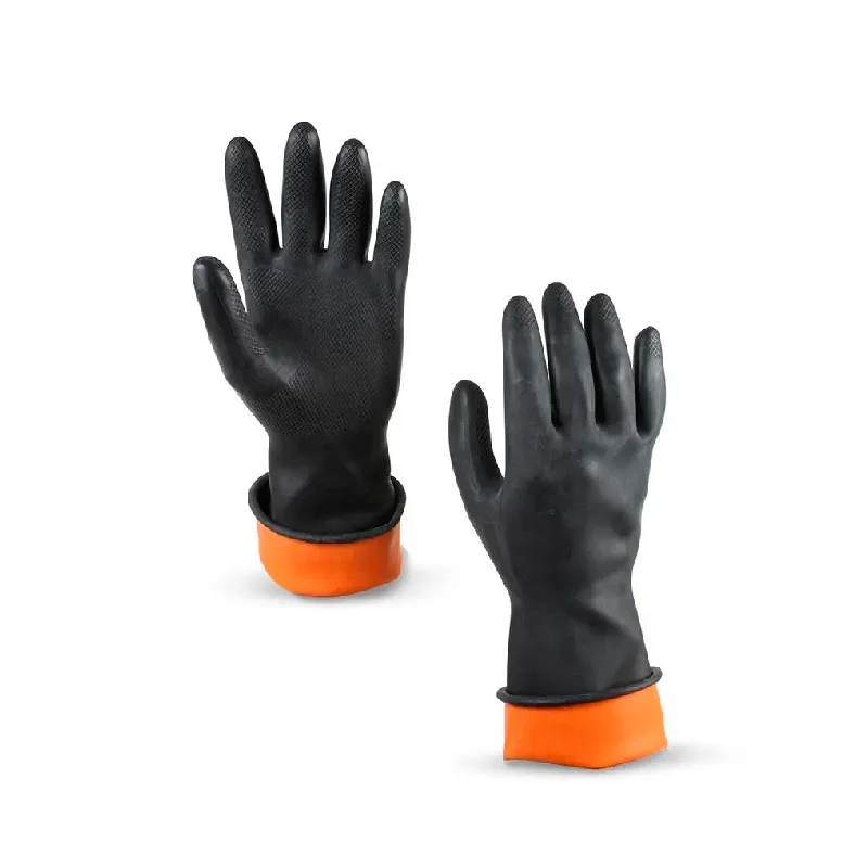 Guantes de Jebe Negro – Virutex